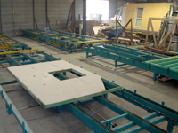Automatisch lijn voor het assembleren en maken van prefabmuren