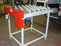 Schijvenbaan na lijmmachine