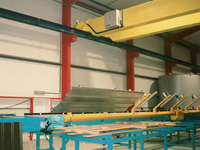 Wentelaar voor metalen platen